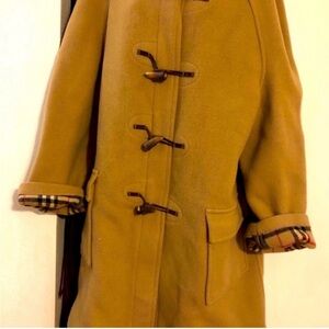 Burberry Camel Toggle Trench Coat